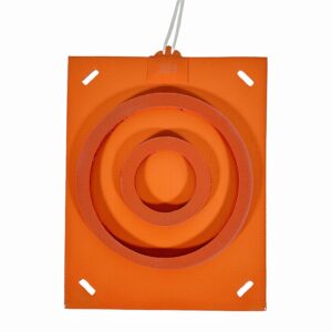 Custom 216*140mm flexible thermoelectric heating pad 3000W 220V silicone rubber battery heater, including Resistance Co