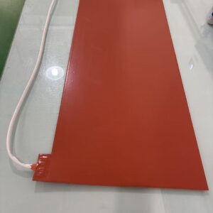 silicone heating pad.Two pieces each on top and bottom, 924*259*1.5 9673307, cable length 300m